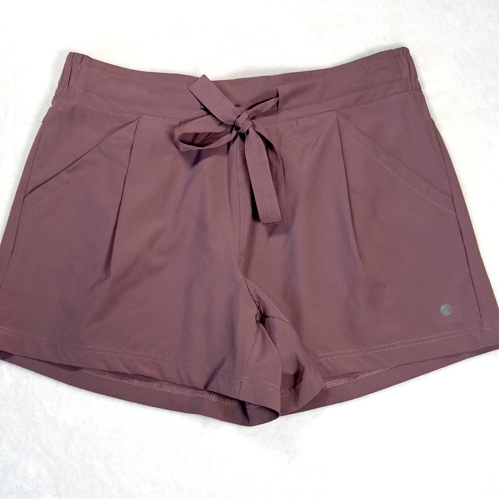 Apana Mauve Drawstring Athletic Shorts